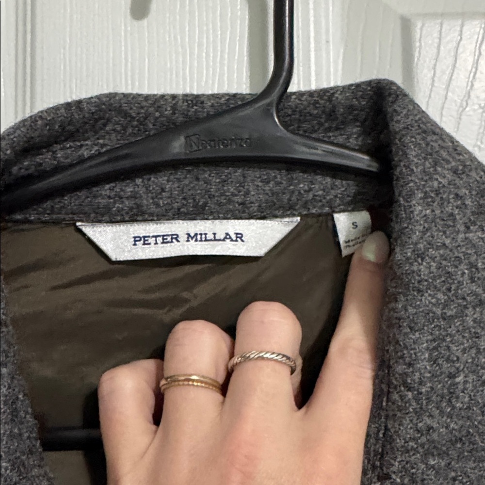 Peter Millar Charcoal Shirt Jacket - Picture 2 of 3